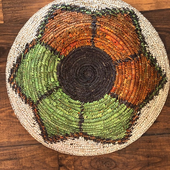 Flower design southwest boho basket - Picture 4 of 4